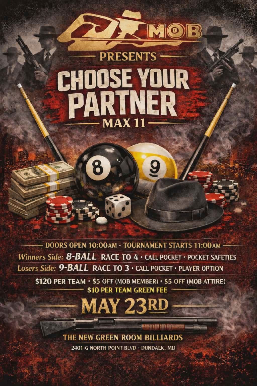 CHOOSE YOUR PARTNER – MAX 11