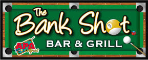 The Bank Shot Bar & Grill logo